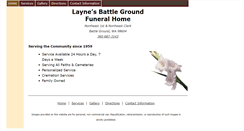 Desktop Screenshot of laynesfuneralhome.com